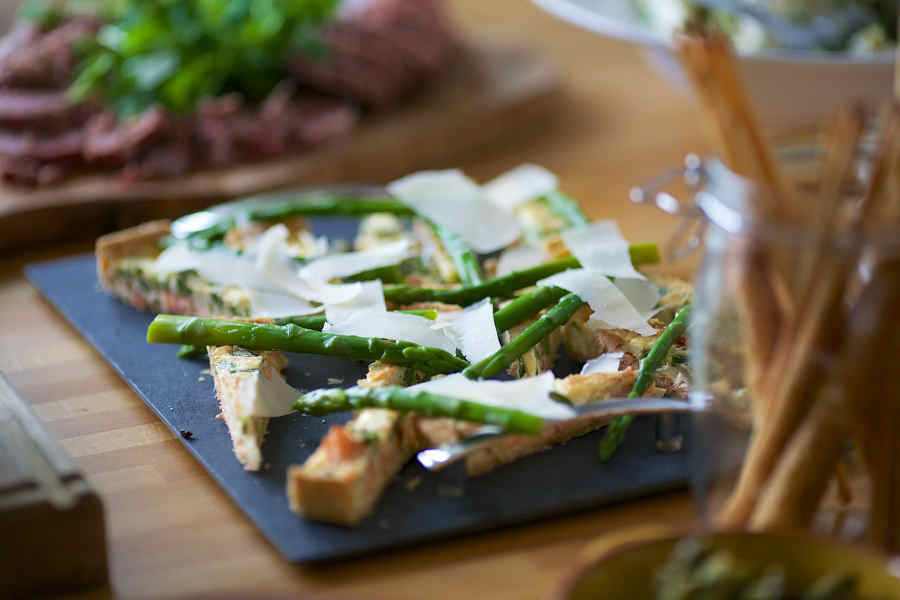 Seasonal asparagus recipe